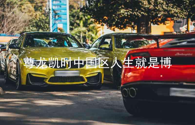 尊龙凯时中国区人生就是博